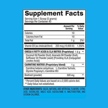 BPI Sports CLA + Carnitine 40 Servicios